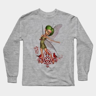 Little fairy dancing in the night Long Sleeve T-Shirt